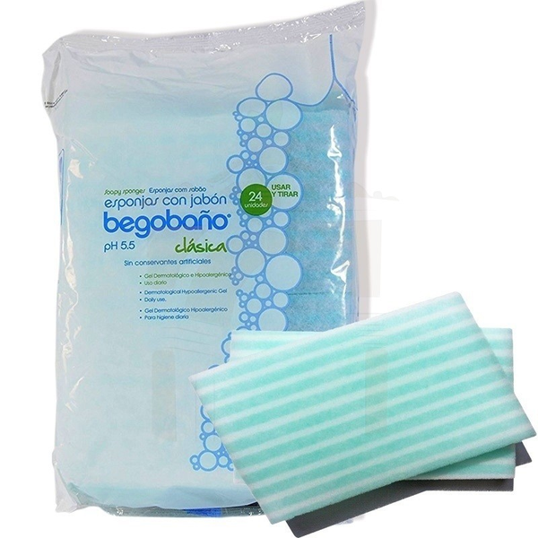 Esponjas jabonosas Begobaño — 24 unidades