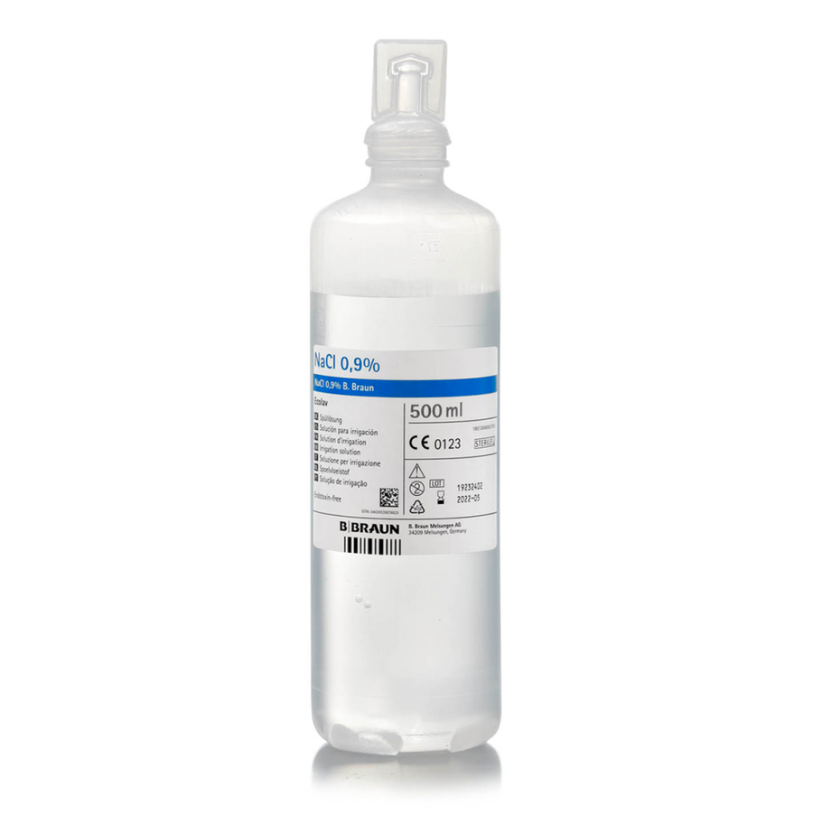 Suero fisiológico BBraun 0,9% — 500 ml